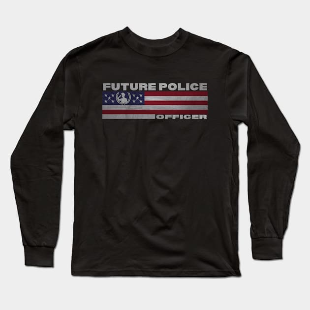 Future Police Officer Long Sleeve T-Shirt by GR-ART